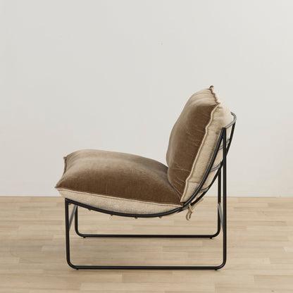 Chaise Arlington - Olive/Naturel