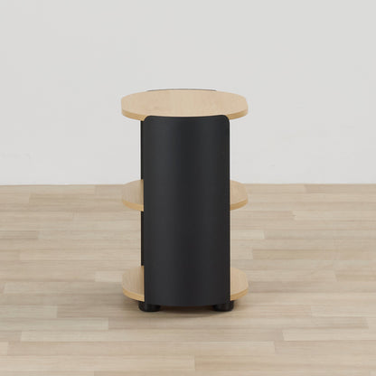 Table d'appoint Stellan - Naturel/Noir