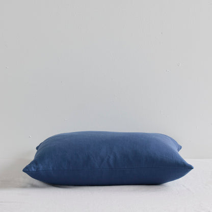 Coussin en lin Jasper - Océan - 50 x 50