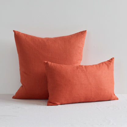 Coussin en lin Jasper - Tangelo - 50 x 50