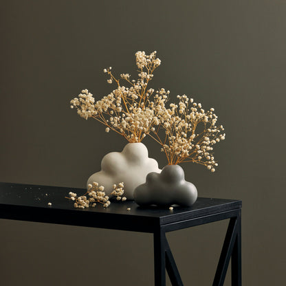Vase nuage - Gris clair - Moyen