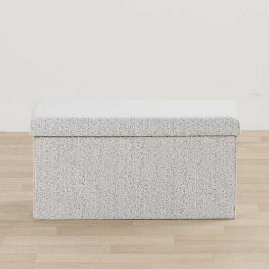 Pouf pliable - Grand - Gris clair