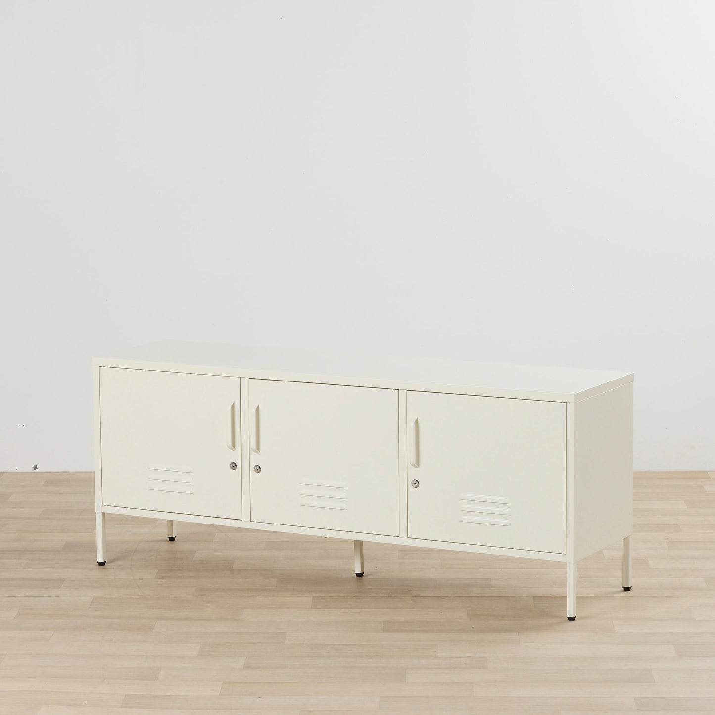 Casier à trois portes Irvine - Lait