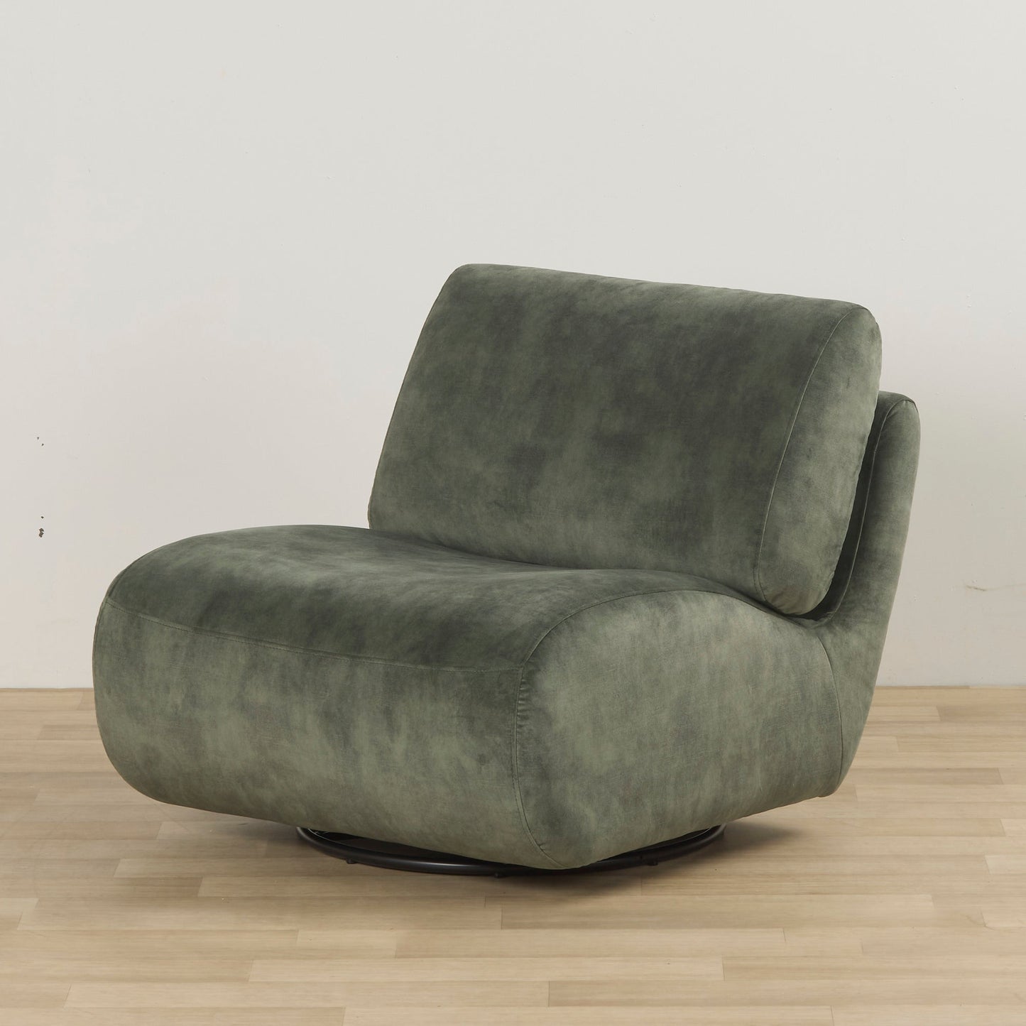 Fauteuil pivotant Sashka - Vert forêt
