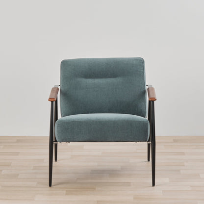 Fauteuil en marbre - Bleu acier