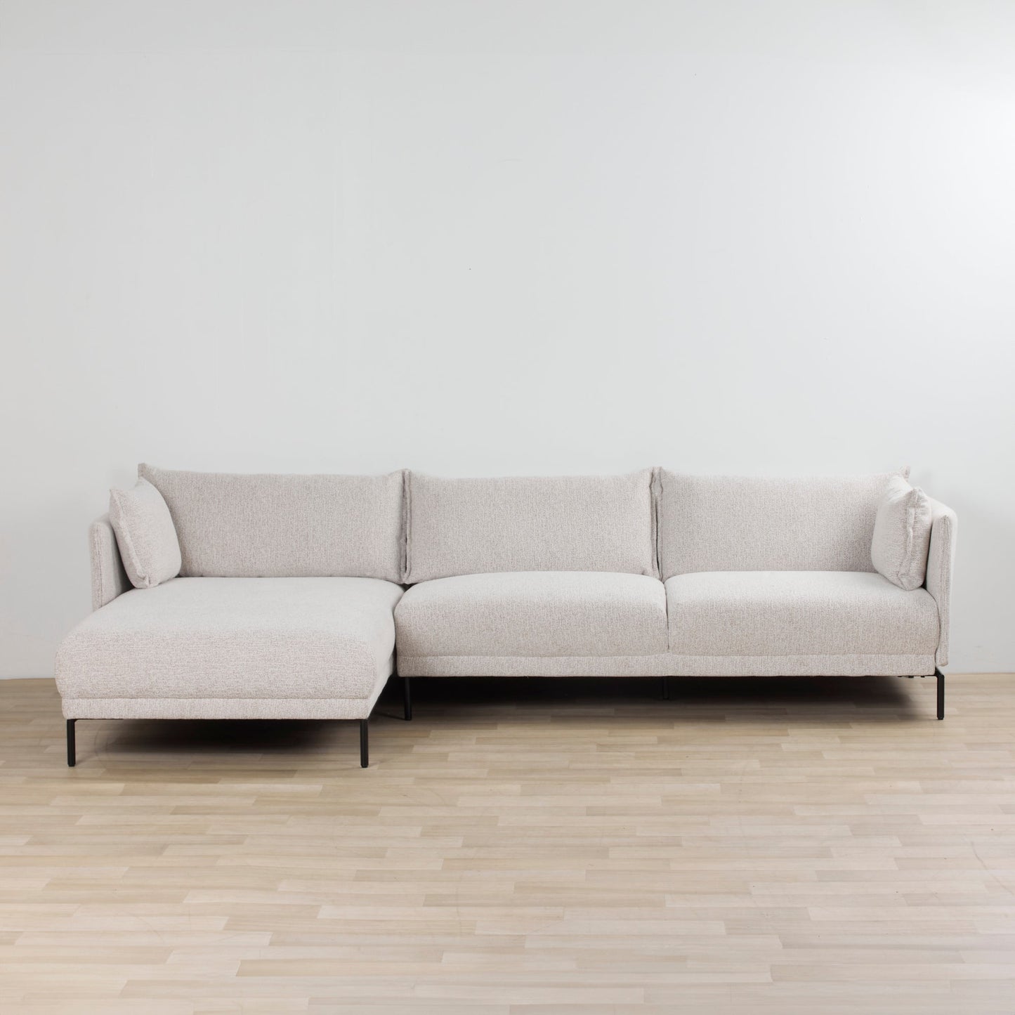 Méridienne Lugo 3 places gauche - Naturel