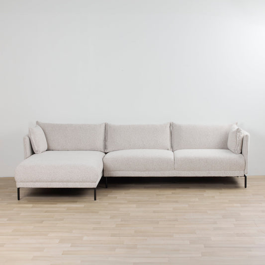 Méridienne Lugo 3 places gauche - Naturel