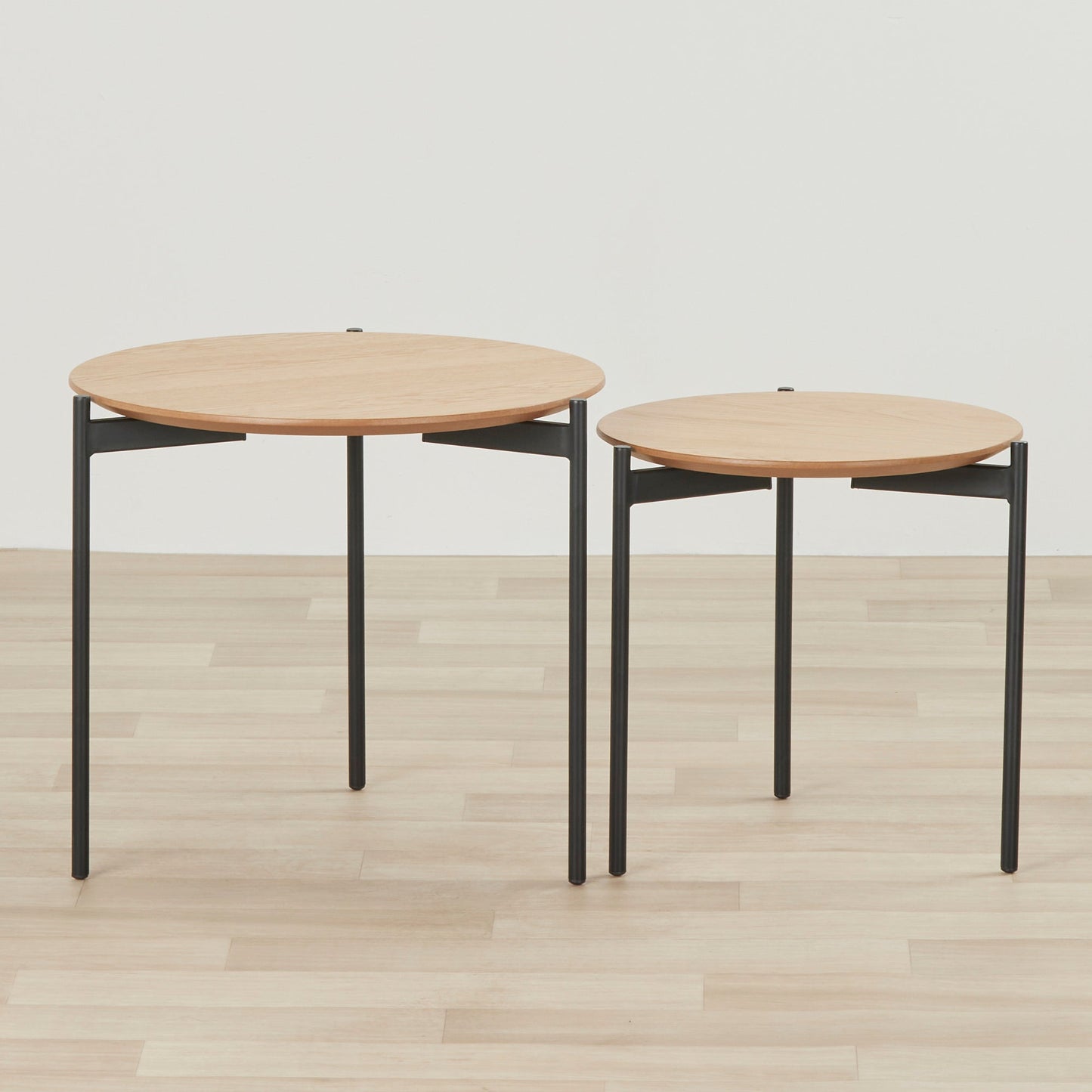 Table gigogne Silas - Chêne - 2 pièces