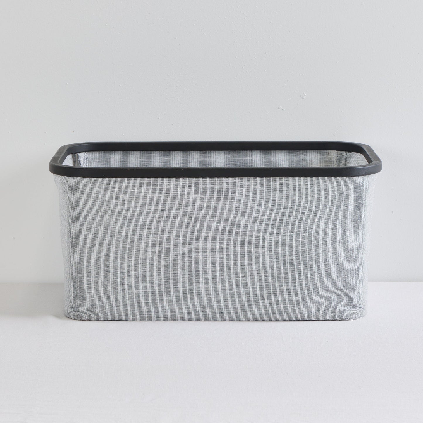 Panier rectangulaire Tyg - Gris/Noir Grand
