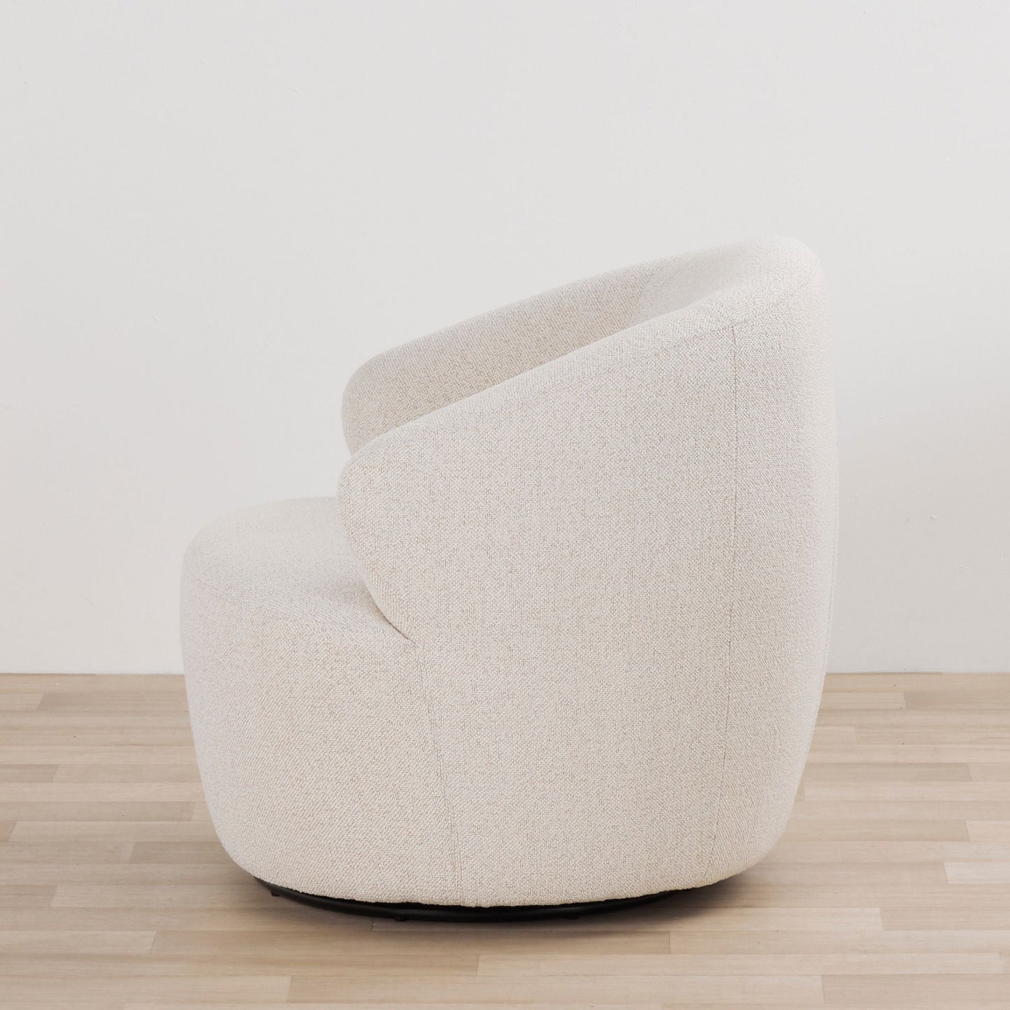 Fauteuil pivotant Lexie - Crème