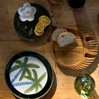 Assiette d'accompagnement Good Vibes - Palmier