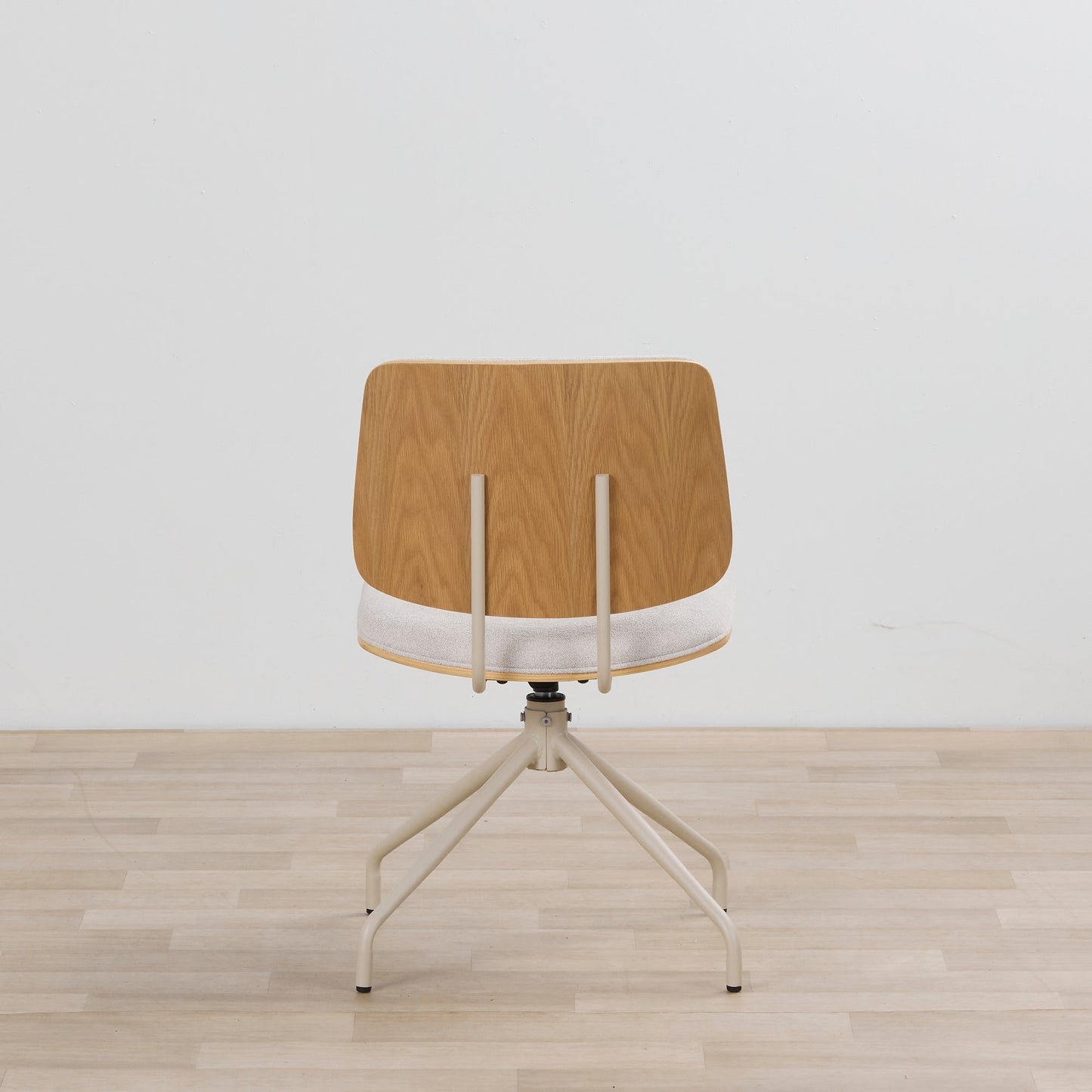 Chaise de salle à manger pivotante Hinton - Gris/Beige