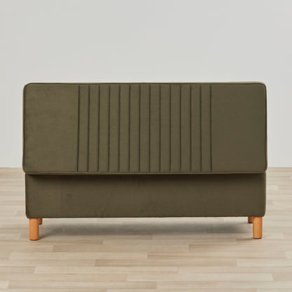 Pouf de rangement - Vert olive
