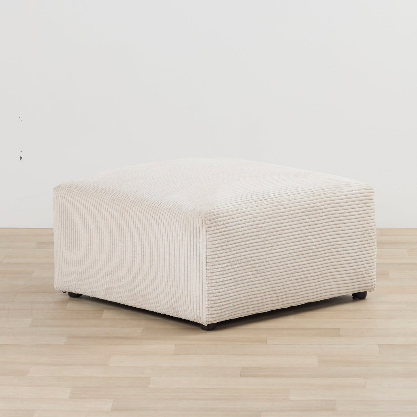 Pouf Finnian - Blanc cassé