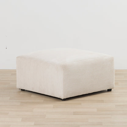 Pouf Finnian - Blanc cassé