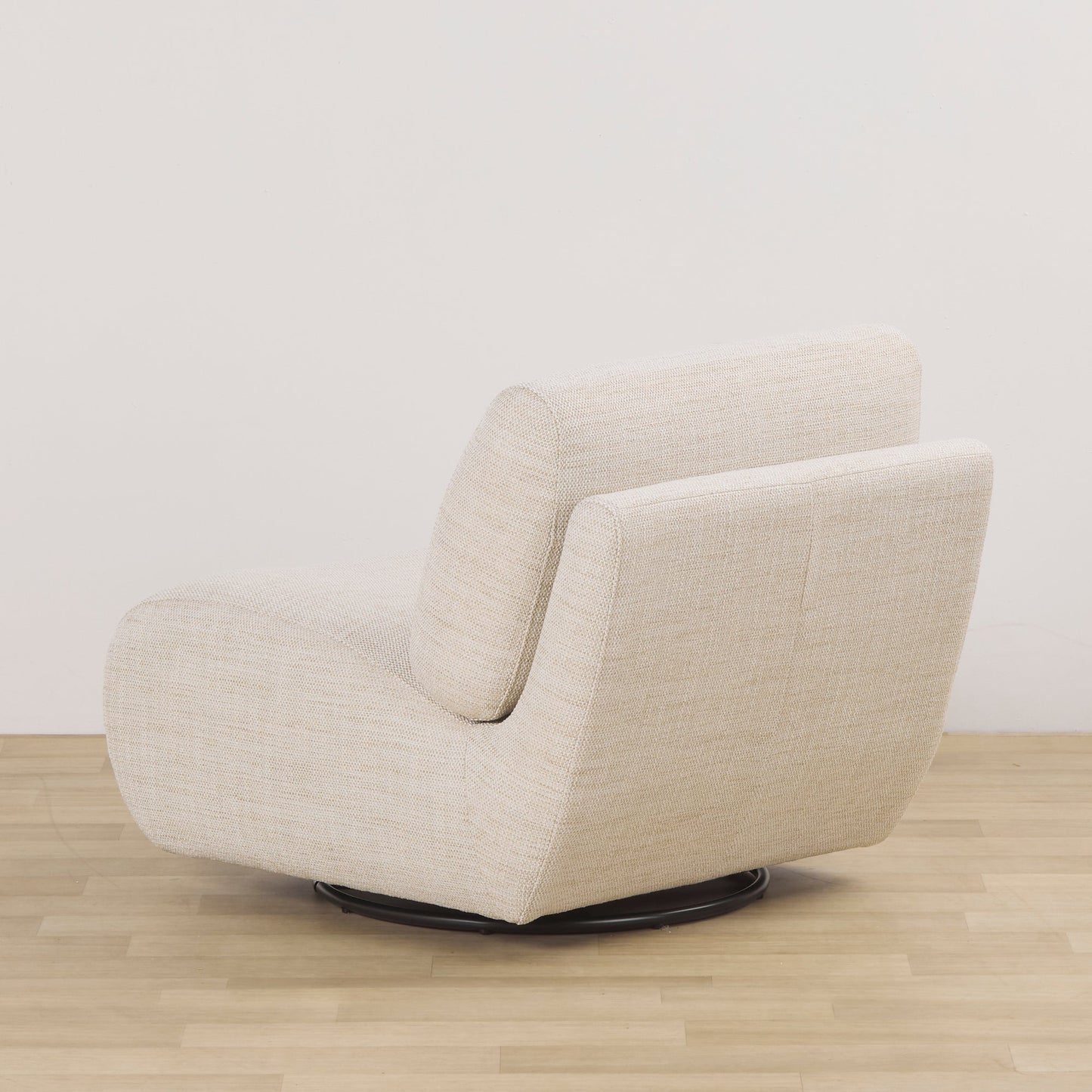 Fauteuil pivotant Sashka - Naturel