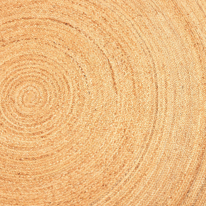 Tapis rond en jute Alder - Naturel - 250 cm