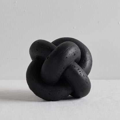 Objet entrelacé - Noir