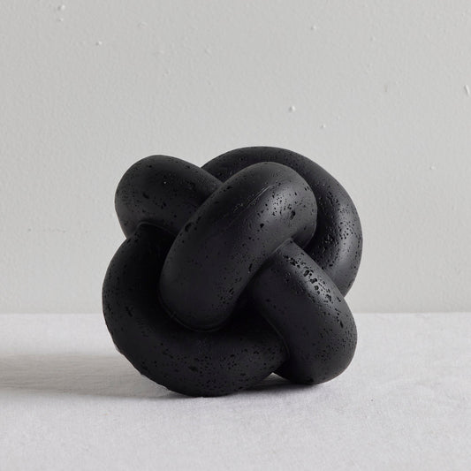 Objet entrelacé - Noir