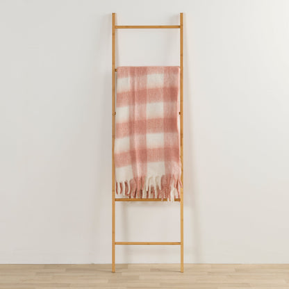 Plaid Asher - Rose tendre