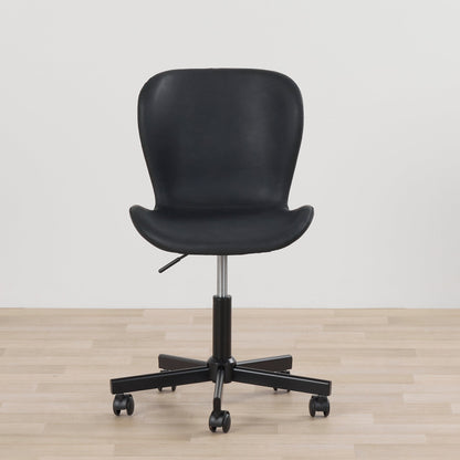 Chaise de bureau Sala PU - Noire