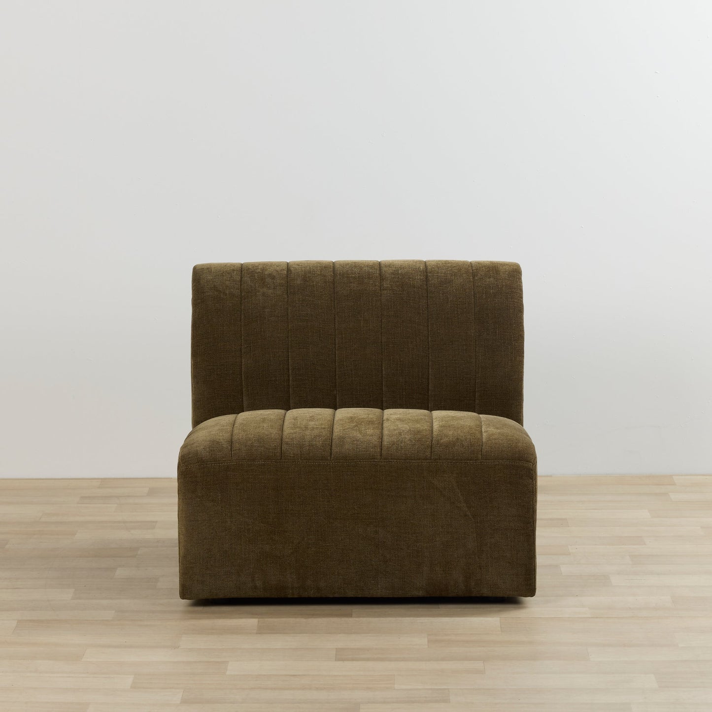 Canapé-lit modulaire Acadia 1,5 place sans accoudoirs - Kaki