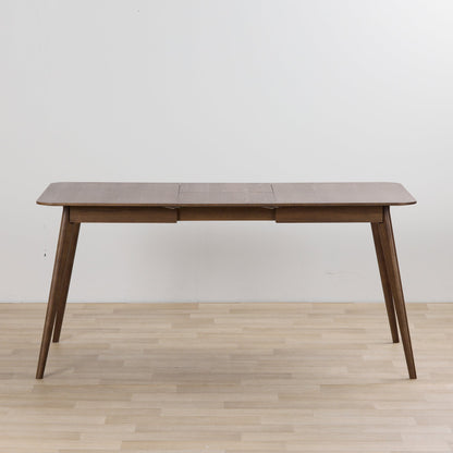 Table de salle à manger en osier - Frêne fumé