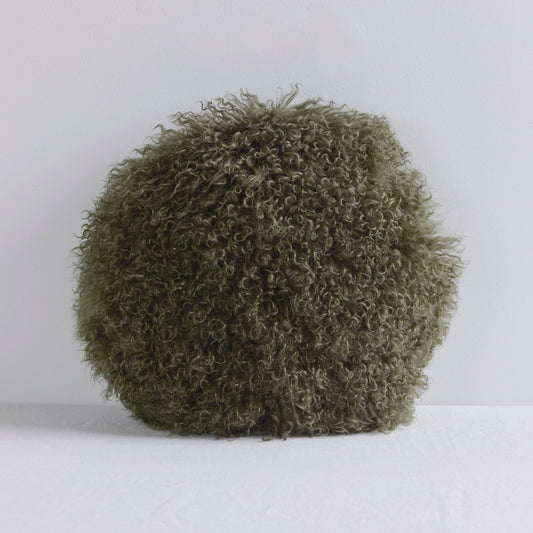 Coussin Lambie Dome - Vert foncé