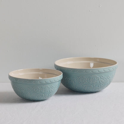 Bol mélangeur Fleurs sauvages - Bleu clair - Moyen