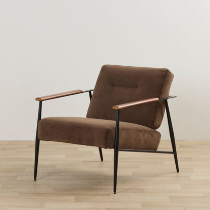 Fauteuil en marbre - Chocolat