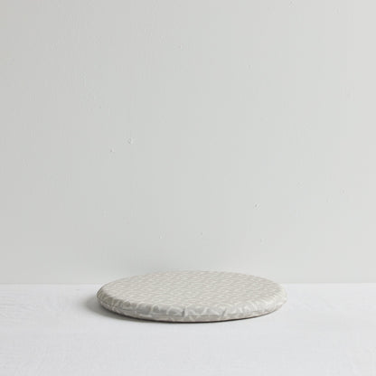 Coussin de siège d'extérieur rond Tyler - Imprimé naturel