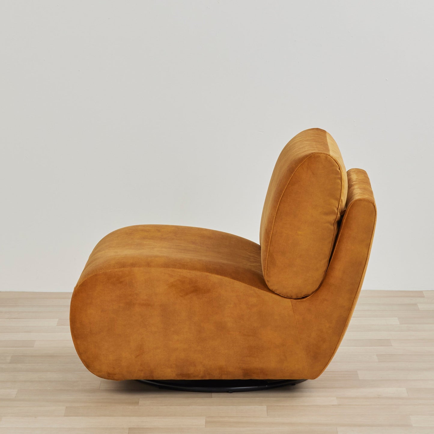 Fauteuil pivotant Sashka - Vieil or