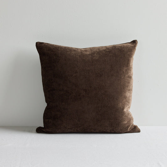 Coussin Jordan - 50x50cm - Chocolat noir
