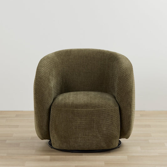 Fauteuil pivotant Marana - Vert olive