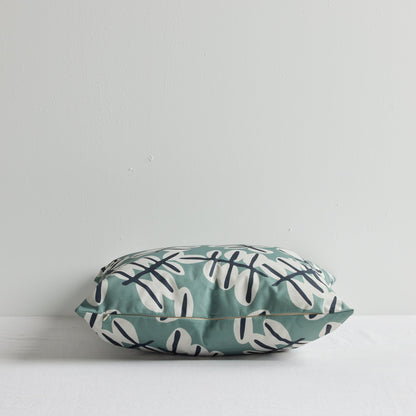 Coussin d'extérieur Verna - 50 x 50 cm - Vert/Blanc