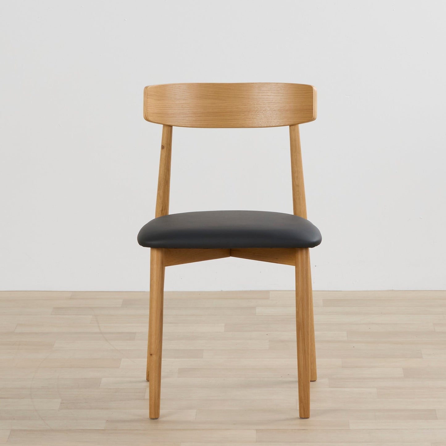 Chaise de salle à manger Henry - Chêne/PU