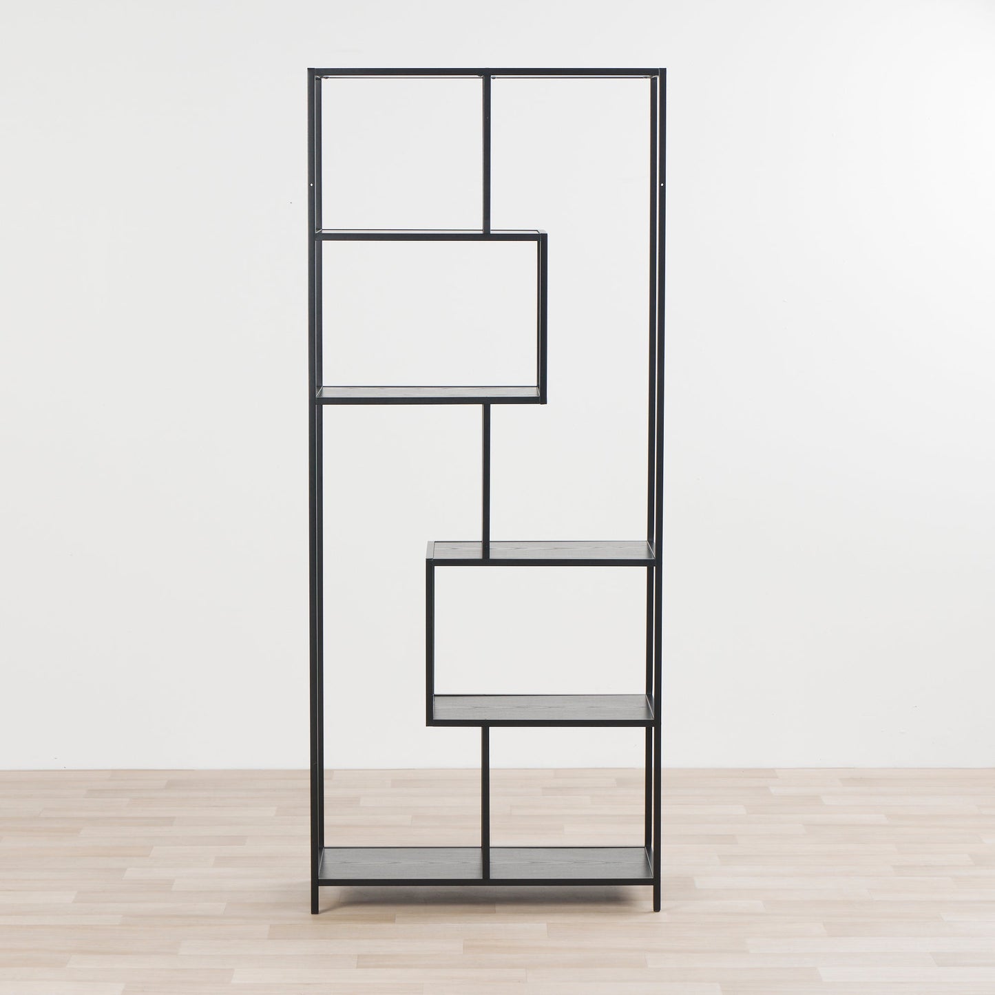 Étagère asymétrique Eliot - Noire - Haute