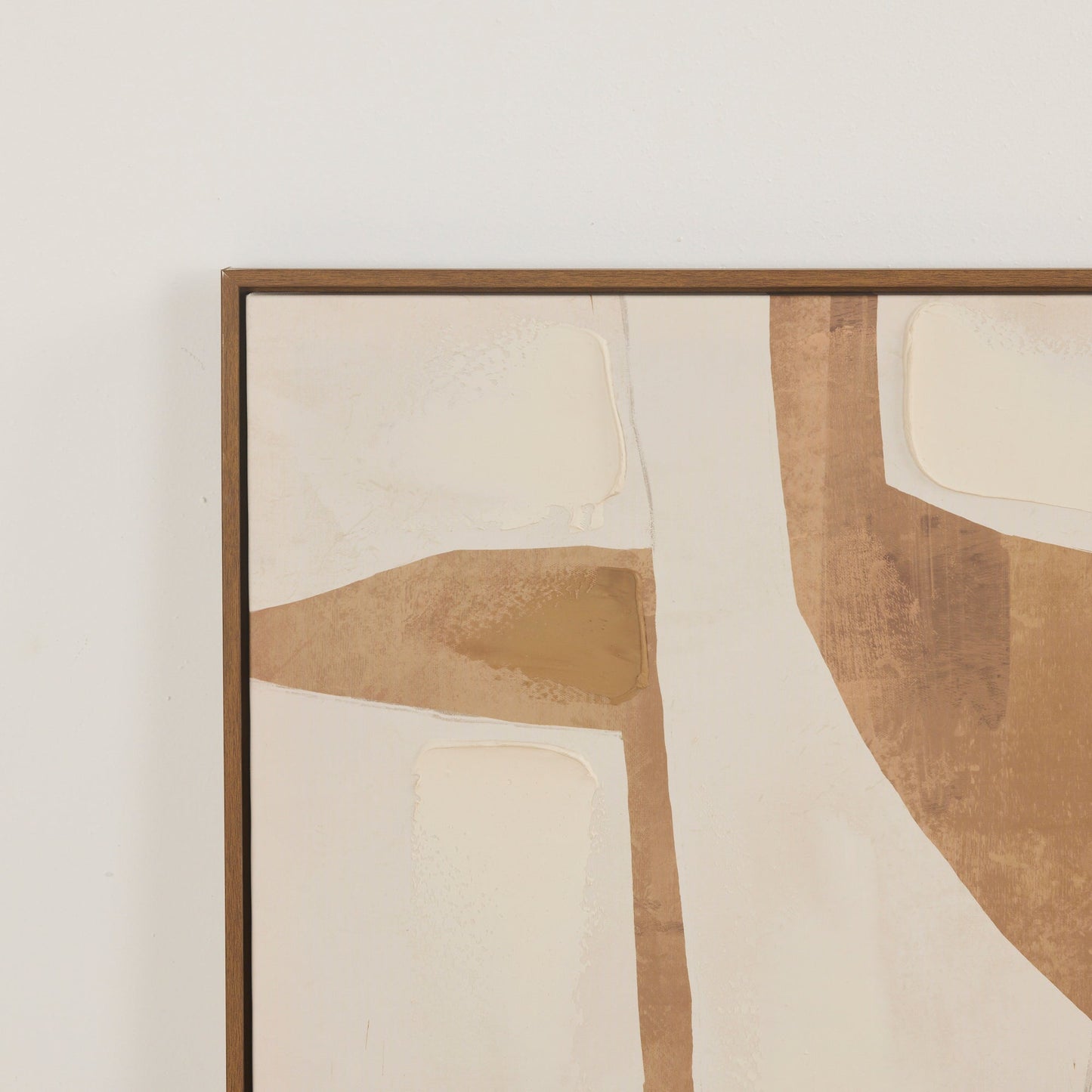 Œuvre d'art géométrique en argile