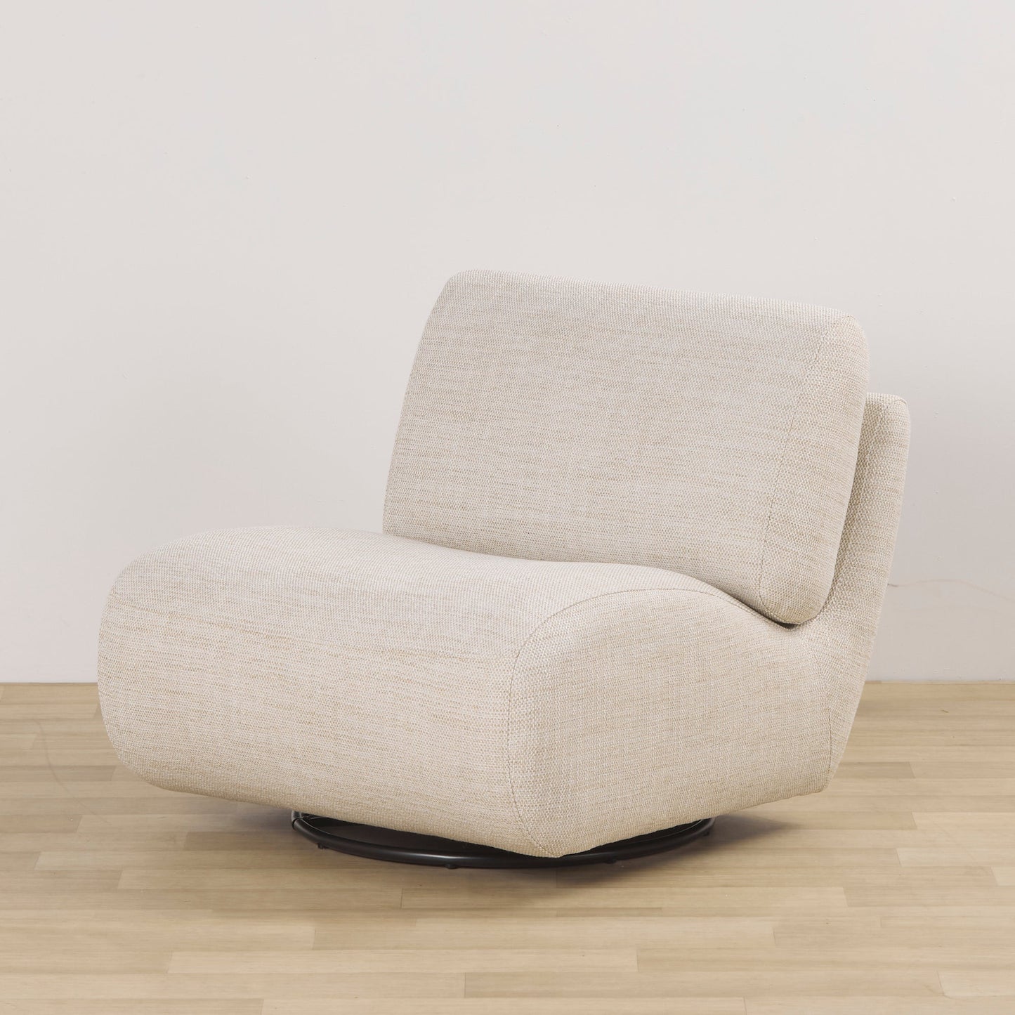 Fauteuil pivotant Sashka - Naturel