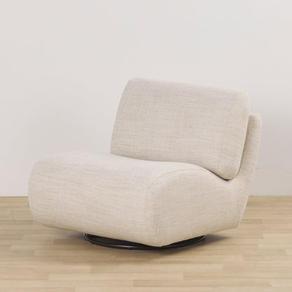 Fauteuil pivotant Sashka - Naturel